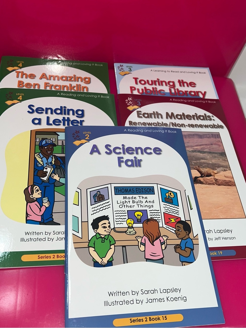 Level 2, 3 & 4 A Reading and Loving It Book Bundle by Sarah Lapsley